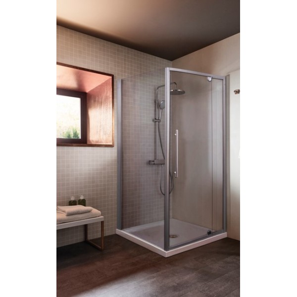 DQ-PP 80cm Acrylic Shower Door Threshold Transparent 10x5mm 