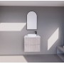 Bali White oak fluted wall hung vanity 600 Cabinet Only Bali White oak fluted wall hung vanity 600 Cabinet Only
