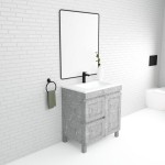 Boston Free Standing vanity 750 Cabinet Only With Legs