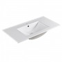 WG-750 Matte White MDF Wall Hung Vanity Cabinet Only