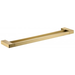 Ceram Brushed Gold Double Towel Rail 800mm
