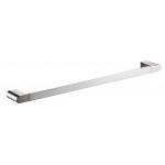 Flores Brushed Nickel Single Towel Rail 600mm Flores Brushed Nickel Single Towel Rail 600mm