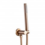 Tube Round Brushed Copper Hand Shower Tube Round Brushed Copper Hand Shower