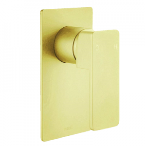 Ikon Ceram Brushed Gold Wall Mixer