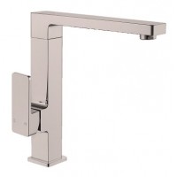 Premium Square Brushed Nickel Sink Mixer