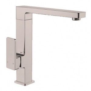 Ikon Ceram Brushed Nickel Sink Mixer