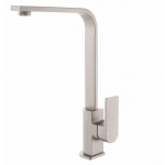 Flores Brushed Nickel Sink Mixer