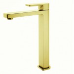 Flores Brushed Gold High Basin Mixer Flores Brushed Gold High Basin Mixer
