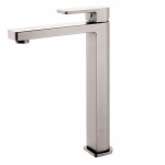 Flores Brushed Nickel High Basin Mixer