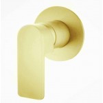 Flores Brushed Gold Wall Mixer