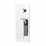 Flores Chrome Wall Mixer with Diverter