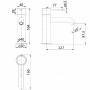 Ikon Hali Brushed Nickel Lead Free Basin Mixer