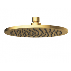 Cora Round Brushed Gold Shower Head 200mm