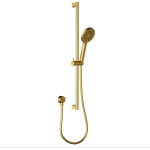Cora Brushed Gold Round Sliding Shower Set PSH036-BG