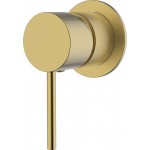 Ikon Hali Brushed Gold Wall Mixer With 60mm Cover Plate Ikon Hali Brushed Gold Wall Mixer With 60mm Cover Plate