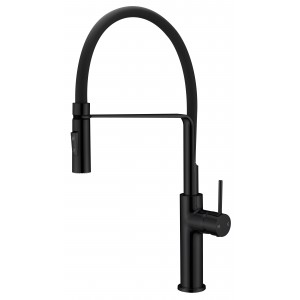 Ikon Hali Matte Black Lead Free Multi-Function Kitchen Mixer