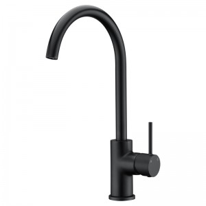 Ikon Hali Matte Black Lead Free Sink Mixer