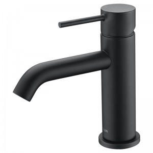 Ikon Hali Matte Black Lead Free Basin Mixer