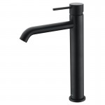 Ikon Hali Matte Black Lead Free Tall Basin Mixer