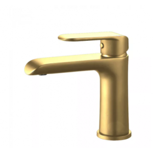 Kara Brushed Gold Lead Free Basin Mixer