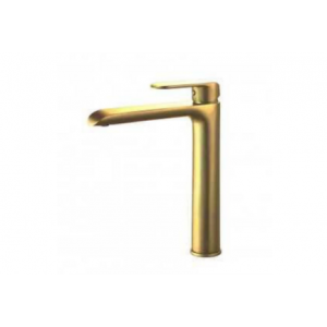 Kara Brushed Gold Lead Free High Basin Mixer