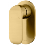 Kara Brushed Gold Shower Wall Mixer Kara Brushed Gold Shower Wall Mixer