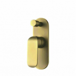 Kara Brushed Gold Shower Wall Mixer With Diverter Kara Brushed Gold Shower Wall Mixer With Diverter