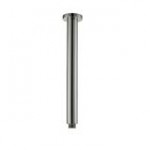 Cora Round Brushed Nickel Vertical Shower Arm 300mm