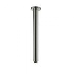 Cora Round Brushed Nickel Vertical Shower Arm 300mm