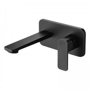 Seto Matte Black Lead Free Bath Spout Or Wall Basin Mixer