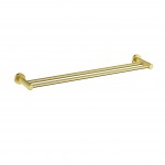 Linie Brushed Gold Double Towel Rail 800 mm Linie Brushed Gold Double Towel Rail 800 mm
