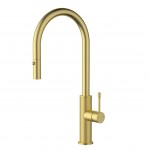 Ikon Linie Brushed Gold Pull-Out Sink Mixer Ikon Linie Brushed Gold Pull-Out Sink Mixer