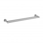 Linie Brushed Nickel Double Towel Rail 800 mm Linie Brushed Nickel Double Towel Rail 800 mm