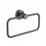 Linie Gun Metal Towel Ring