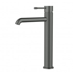 Ikon Linie Gun Metal High Rise Basin Mixer