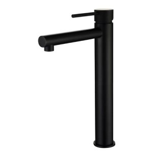 Otus Matte Black Slimline SS High Basin Mixer