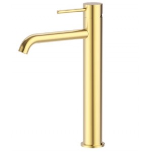 Otus Brushed Gold Slimline SS High Basin Mixer