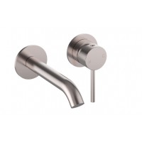 Round Brushed Nickel