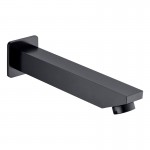 Rosa Matte Black Square Bath Spout