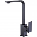 Rosa Matte Black Square Sink Mixer