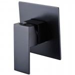 Rosa Matte Black Square Wall Mixer