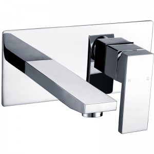 Rosa Chrome Square Bath / Basin Mixer With Spout