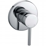 Otus Chrome Pin Handle Lead Free Shower Wall Mixer