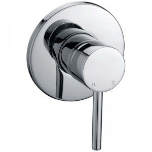 Otus Chrome Pin Handle Lead Free Shower Wall Mixer