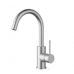Otus Brushed Nickel Slimline SS Gooseneck Basin Mixer Otus Brushed Nickel Slimline SS Gooseneck Basin Mixer