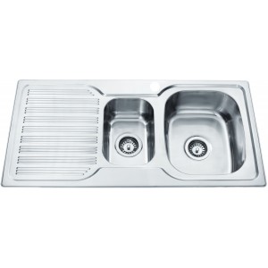 Eden 1 & 1/2 Bowl Single Drainer Sink 980