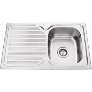 Eden Single Bowl Single Drainer Sink 780mm