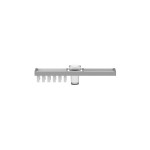 Empire Shower Shelf 550mm Gloss White & Chrome Empire Shower Shelf 550mm Gloss White & Chrome