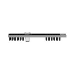 Empire Shower Shelf 800mm Gloss Black & Chrome Empire Shower Shelf 800mm Gloss Black & Chrome