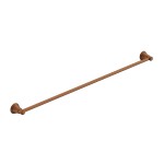 Eternal Brushed Copper Single Towel Rail 900mm 